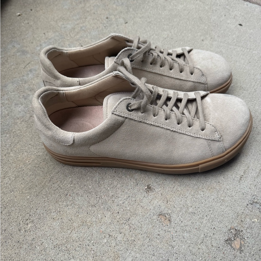 Birkenstock Bend Low Suede Sneakers, Sandcastle